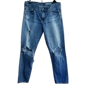 Adriano Goldschmied The Ex-Boyfriend Slim Slouchy Slim Distressed Jeans